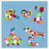 TANCH (36 1PACK) Fidget Magic Snake Cube Puzzles Twist Ruler Speed Cubes Brain Teaser Game Toys for Kids Block