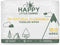 Happy Little Camper Natural Flushable Wipes - Hypoallergenic Wet Wipes with Aloe