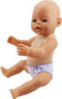 Toyvian 6pcs Doll Diapers, Baby Doll Diaper Bag & Accessories, Reusable DIY Doll Underwear