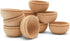 Woodpeckers Unfinished Wood Mini Bowl, 3/4 inch, Perfect for Scale Models, Dollhouse
