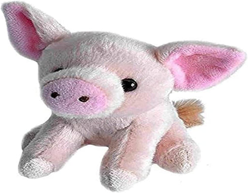 Wild Republic Pocketkins Pig Stuffed Animal, 5 Inches - Plush Toy Gift for Kids, Fill is Spun Recycled Water Bottles