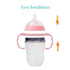 Bottle Handles Grips Compatible for Comotomo Feeding Baby Bottles (Set of 4, 2 Pink + 2 Green)