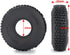 Wheel Tires Crawler Tires for TRX4M/SCX24 Upgrade Parts, 65 * 20mm