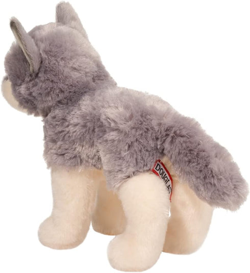 8-Inch Douglas Ashes Wolf Plush Stuffed Animal - Long