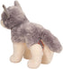 8-Inch Douglas Ashes Wolf Plush Stuffed Animal - Long