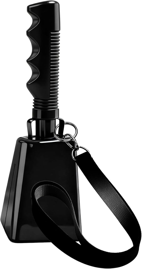 Woowyvyell 10IN Cow Bells with Wrist Strap Large Cheering Cowbells for Sporting Events