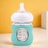 Marsify 2 Pack 4 oz, Silicone Sleeves Compatible with Philips Avent Glass Baby Bottles to Prevent The Baby Bottles from