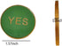 Decision Maker Coin - Yes No Decision Coin, Lucky Coin, Flipping Challenge Coin, Premium Metal Collectible Divination