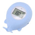 Hosioe Floating Toy Temperature Thermometer Whale Shape Baby Bath Tub Accurate Measurement Silent Alarm