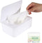 Eiszhjk Wipes Dispenser Compatible with Huggies, Refillable Wipe Holder, Flushable Wipes Container with