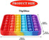 Alphabet Number Fidgety Pops, 1 Pcs ABC Learning Educational Letter Popper Game for Stress Relief
