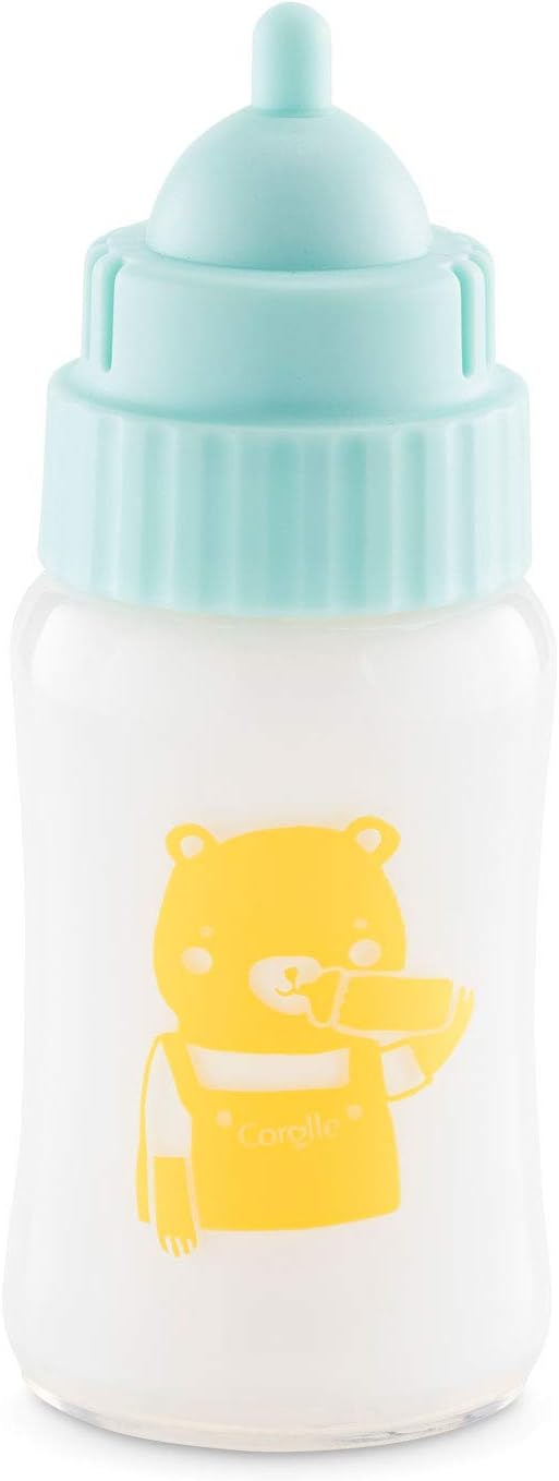Corolle Magic Milk Bottle Baby Doll Accessory - Makes 3 Sounds, for 14" and 17" Baby Dolls (Batteries Included)