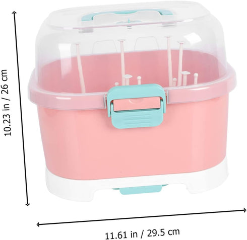 Yardwe Baby Bottle Drying Rack Organizer for Newborn Bottles and Accessories
