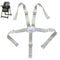 GL-Auking High Chair Straps Replacement,Universal 5 Point High Chair Harness Straps Adjustable Sturdy