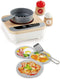 Hape Fun Fan Fryer | Wooden Tabletop Stove with Fan, Kitchen Playset