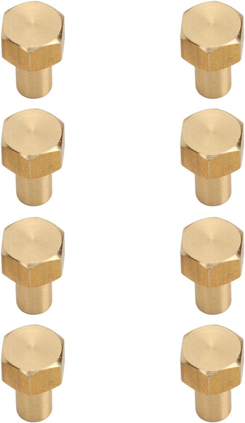 Brass RC Nut, 8Pcs Rust Resistant for SCX24 (8mm)