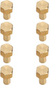 Brass RC Nut, 8Pcs Rust Resistant for SCX24 (8mm)