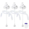 Giftophilia Sippy Cup Conversion Kit for Lansinoh Baby Bottles, Soft Straw Top and
