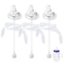 Giftophilia Sippy Cup Conversion Kit for Lansinoh Baby Bottles, Soft Straw Top and