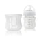 Olababy Silicone Sleeve for Avent Natural Glass Baby Bottles, 4 oz, Translucent
