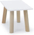 1:12 Dollhouse Miniature Coffee Table Wooden Furniture Scale Rectangle Side End Table Mini House Tea Table Model