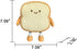 VHYHCY Cute Toast Bread Plush Pillow - Golden Food Toy