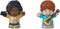 F-Price Toy Figure Pack ~ Story Starter Set - HBW68 ~ Photographer and Ukulele Player Figures, Brown, Blue, Gray