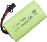 3.7V 1600mAh Li-ion Battery with SM-2P Plug and USB Charging Cable, Suitable for 9962 8837 RC Toy Car
