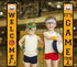 Basketball Party Supplies Hanging Sign - Sport Birthday Decorations Indoor Outdoor Welcome Banner