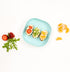 BEABA Silicone Baby Suction Plate, Non-Slip Suction Bottom, Easy to Clean, Sky Color