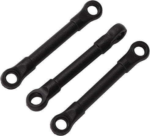 RC Car Parts, 1/10 Steering Pull Rod, Wear Resistant Black Tie Link Rod for 1/16 RC Car