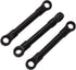 RC Car Parts, 1/10 Steering Pull Rod, Wear Resistant Black Tie Link Rod for 1/16 RC Car