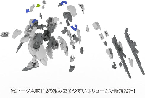 Power Dolls 2: X-4+ (PDF-802) 1:48 Scale Model Kit
