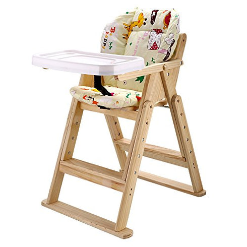 Twoworld Baby High Chair Seat Cushion Liner Mat Pad Cover - Animal Breathable (Giraffe)