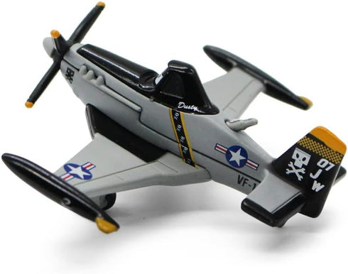 Planes Fire and Rescue No.7 Navy Dusty Planes 1:55 Metal Diecast Educational Toy Model