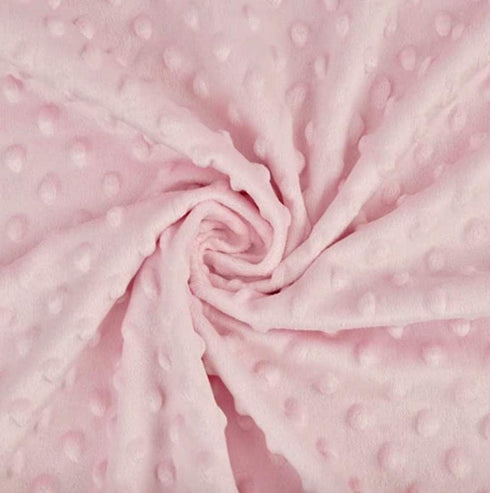 Baby Double Layer Soft Plush Minky Blanket, Dotted Backing for Boys Girls - Toddler Newborn Shower Gift (Peach Hearts)