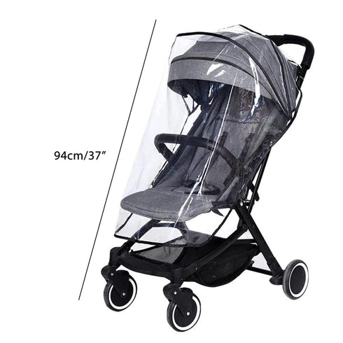 Universal Rain Cover for Children Stroller, Baby Carriage Travel Weather Shield, Baby Pram Raincoat