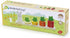 Counting Counting, 18 Tender Leaf Toys - Carrots - Wooden Ring Stacker - Educational Toy for Early Learning, Color