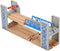 Z MAYABBO Wooden Train Set Accessories Wood Railway Bridge for Railroad Tracks,
