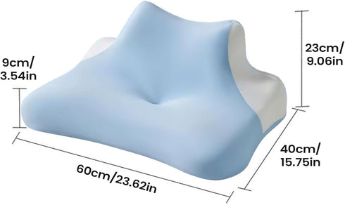 Generic Stomach Sleeping Pillow - Bed Cushion for Reading and Rest with Cotton Polyester Blend | Pregnancy Pillow