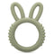 MISSLILI Silicone Babies Teethers - Baby Teething Toys for Soothe Sore Gums, BPA Free, Rabbit Ear Design (Army Green)