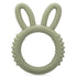 MISSLILI Silicone Babies Teethers - Baby Teething Toys for Soothe Sore Gums, BPA Free, Rabbit Ear Design (Army Green)