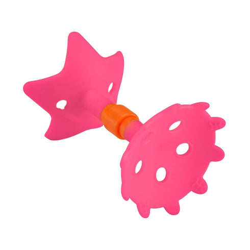 BPA-Free Pink Star Teether - Innobaby Teethin Smart EZ Grip