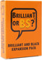 Brilliant or BS? Black Culture Expansion Pack, Trivia Card Game for 4-6 Players, Hilarious Bluffing Game for Adults