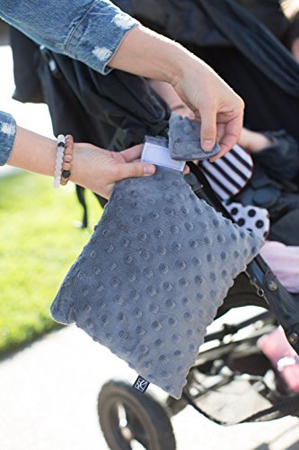 30" 30", J.L. Childress Cuddle 'N Cover Stroller Blanket - Soft Baby Blanket for Travel, Car Seat, & Strollers