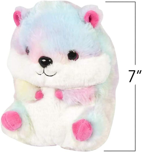 ArtCreativity Belly Buddy Hamster - 7 Inch Plush Stuffed Toy, Super Soft Nursery Décor for Baby Shower