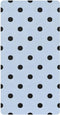 CZXW Blue Polka Dots Crib Sheets Fitted 52" x 28" Natural Cotton Soft