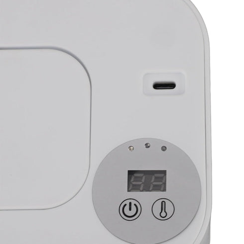 Focket Baby Wipes Dispenser, Temperature Adjustable Wipe Holder Portable USB with Night Light, Multifunctional Wipes