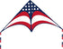 Motiloo 63" Patriotic American Flag Delta Kite for Kids and Adults, Easy to Fly, Beach Kites for Outdoor Activities