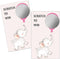 50 Pack Baby Shower Theme Scratch Off Game - Elephant Balloon Scratch Card for Baby Shower Birthday Party Lottery